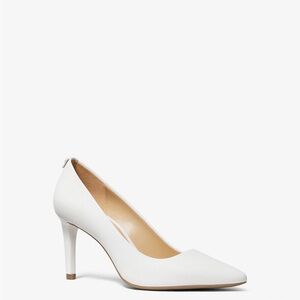 Michael Kors Dorothy Flex Leather Pump in White